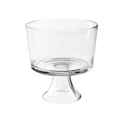 Anchor Hocking Presence Glass Footed Trifle Bowl
