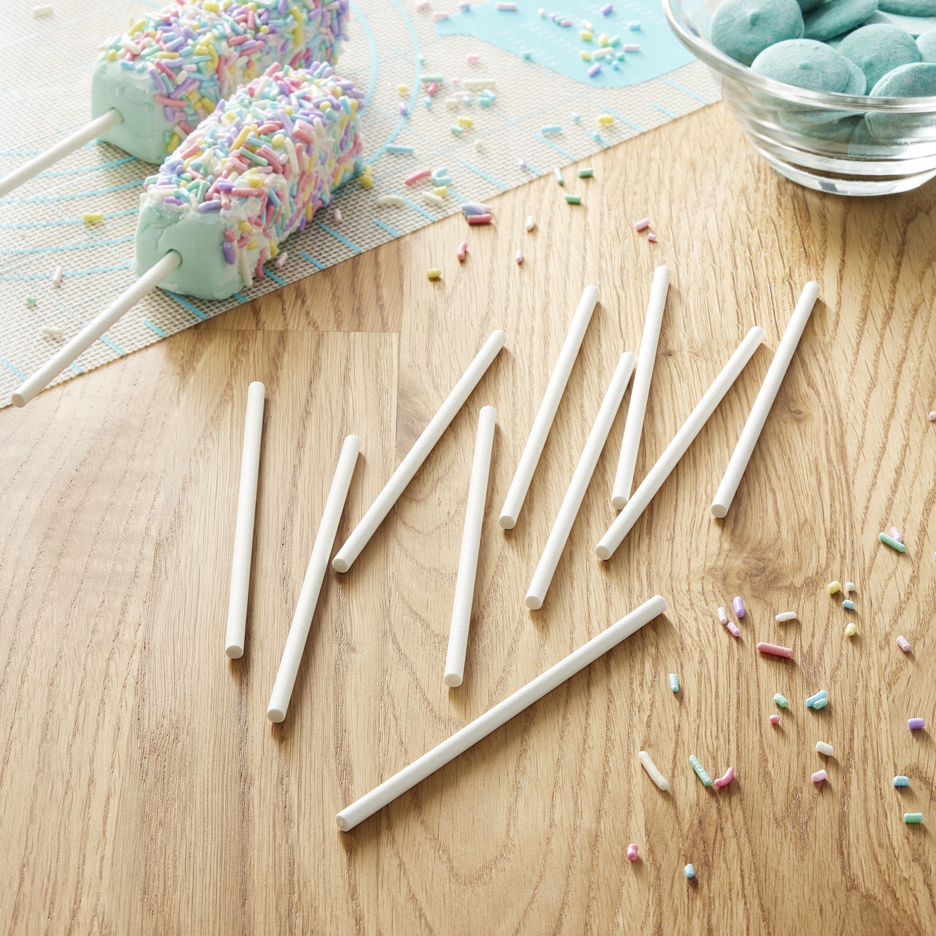 slide 3 of 3, 4" Lollipop Sticks By Celebrate It, 4 in