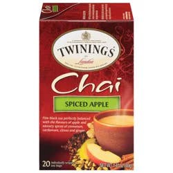 Twinings of London Chai Spiced Apple Black Tea 20 Tea Bags