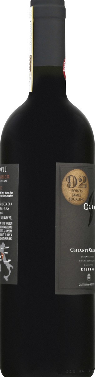 slide 7 of 9, Clemente VII Chianti Classico 750 ml, 25.4 oz