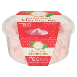 Krunchy Melts Strawberry Meringues