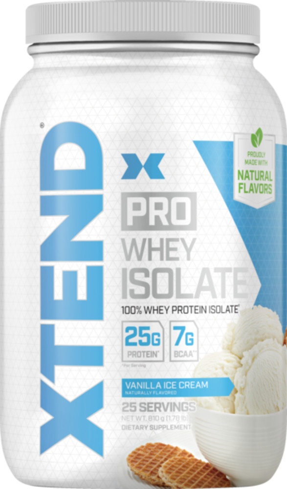 slide 1 of 1, Xtend Pro Powder Protein , Vanilla Ice Cream , Recovery + BCAA + Gluten Fr, 1 ct