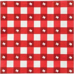 Destination Holiday Texas Gingham Lunch Napkins