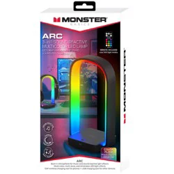 Jem Accessories Monster Basics Arc 3-In-1 Sound Reactive Multicolor Led Lamp