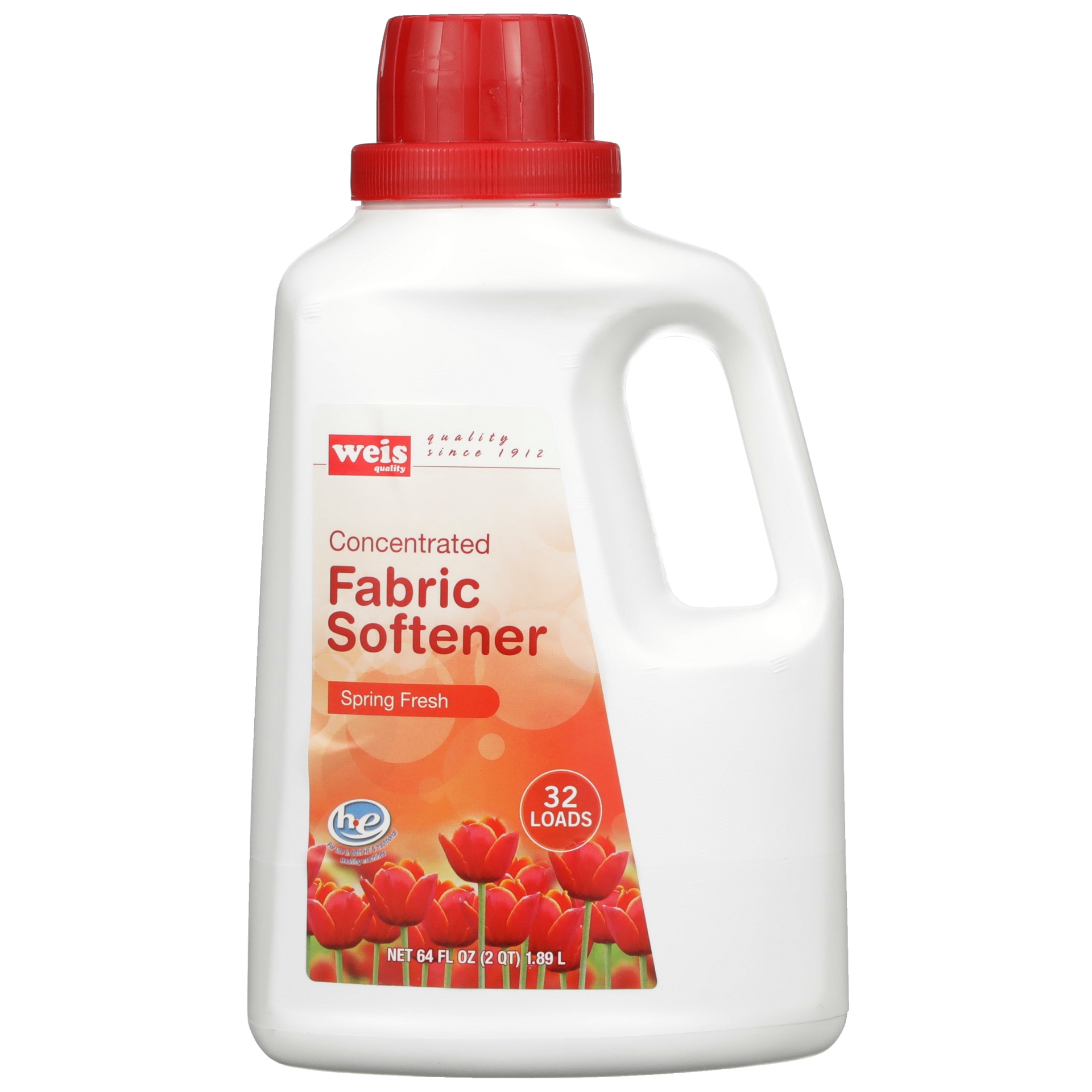 slide 1 of 1, Weis Quality Concentrated Regular Fabric Softener, 64 fl oz