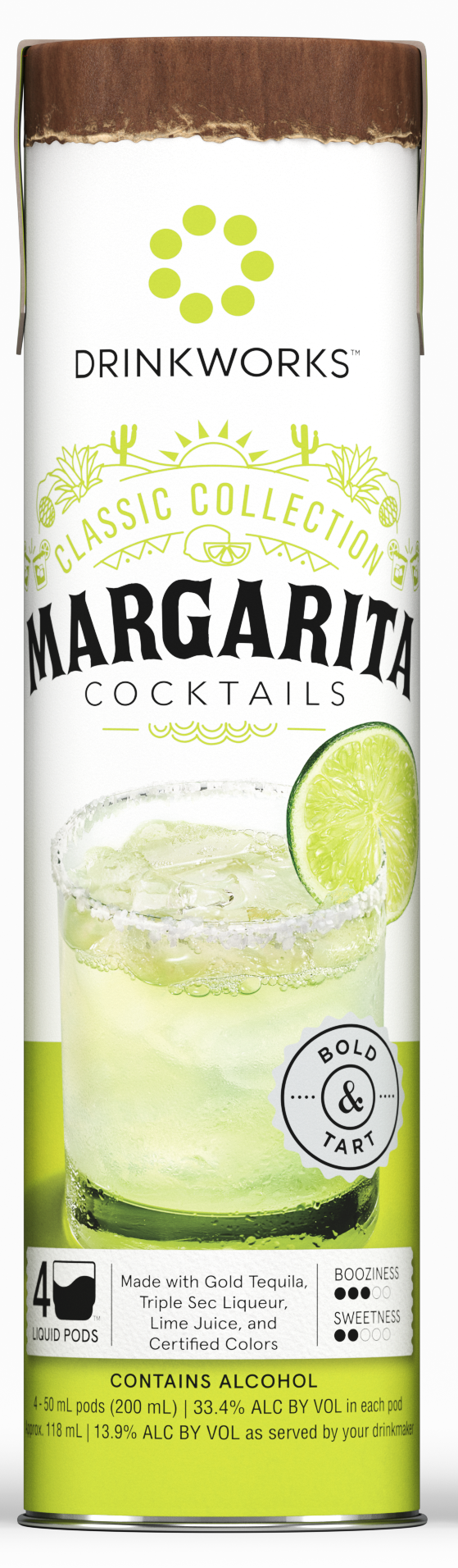 slide 1 of 1, Drinkworks Classic Collection Margarita, 4 ct; 50 ml