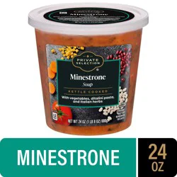 Private Selection Kettle Cooked Minestrone Soup, 24 oz