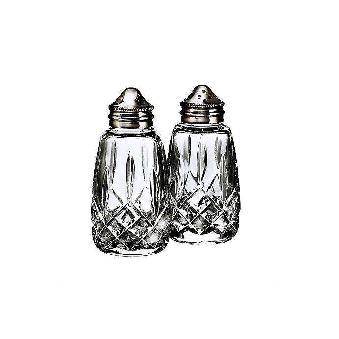 slide 1 of 1, Waterford Lismore Salt and Pepper Shakers, 1 ct