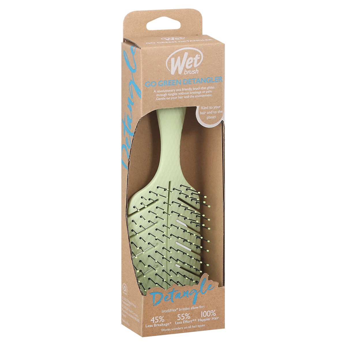 slide 3 of 9, Wet Brush Go Green Detangler Brush 1 ea, 1 ct