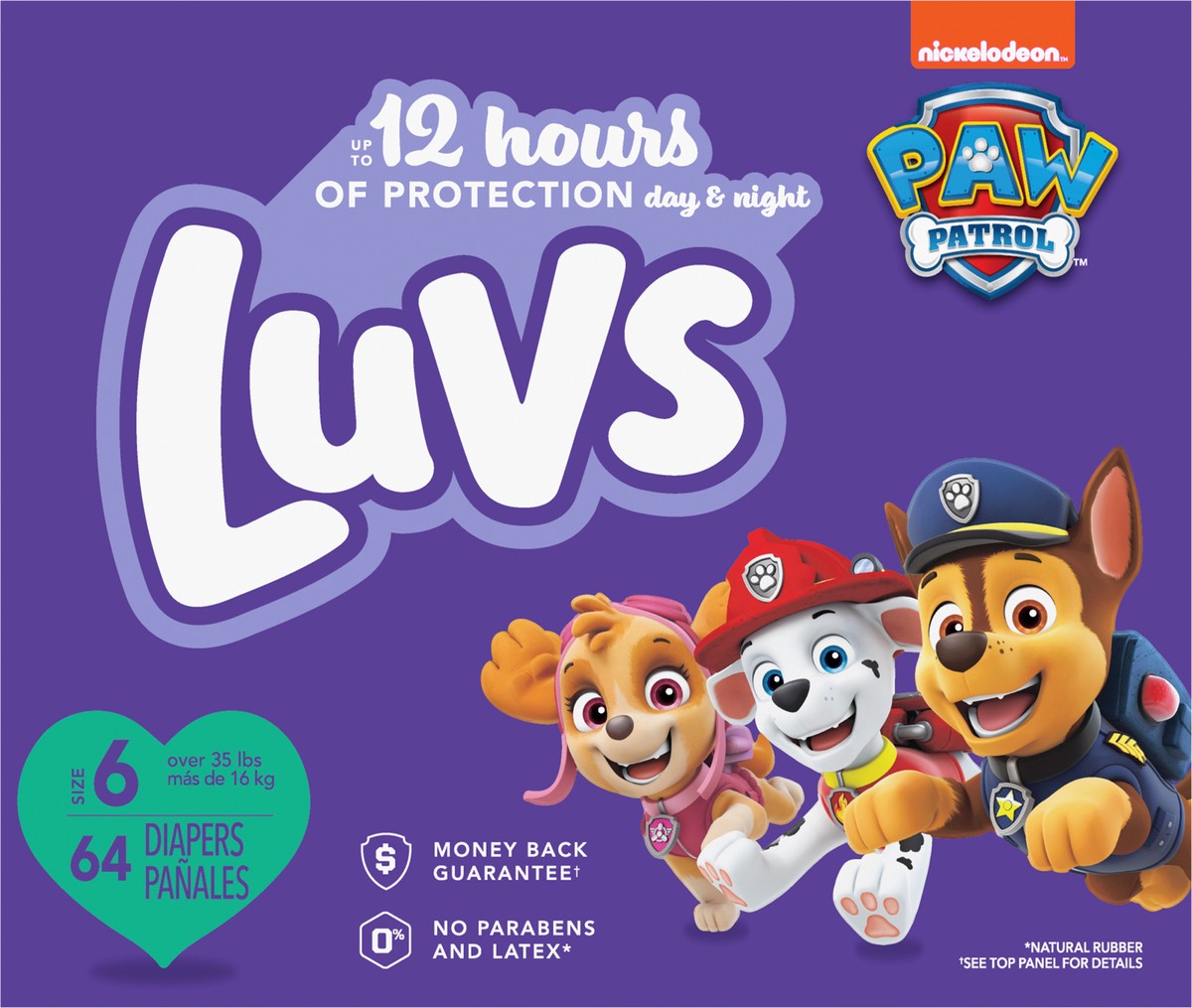 slide 2 of 4, Luvs Diapers Size 6 64 Count, 64 ct