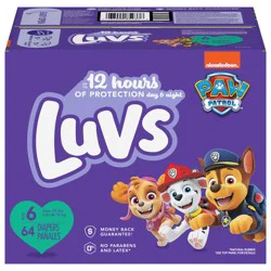 Luvs Diapers Size 6 64 Count