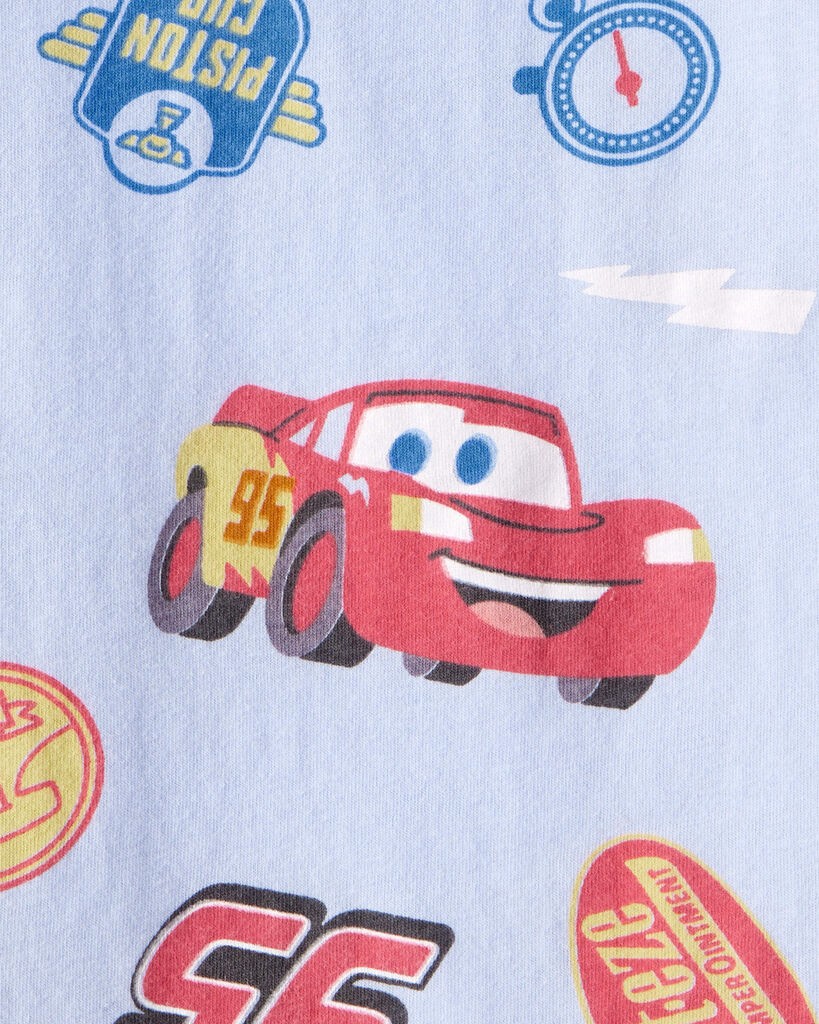 slide 2 of 2, Carter's Carters Toddler Cars Lightning McQueen Short-Sleeve Graphic Tee - Blue Blue 5T, 1 ct
