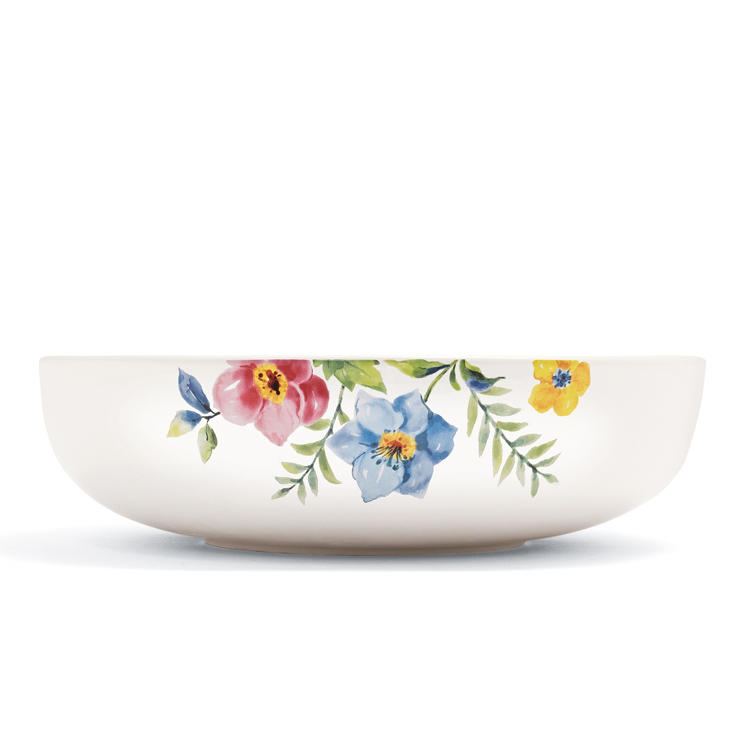 slide 1 of 1, Sur La Table Garden Floral Pasta Bowl Set, 5 ct