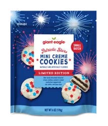 Giant Eagle Patr Star Mini Creme Cookies
