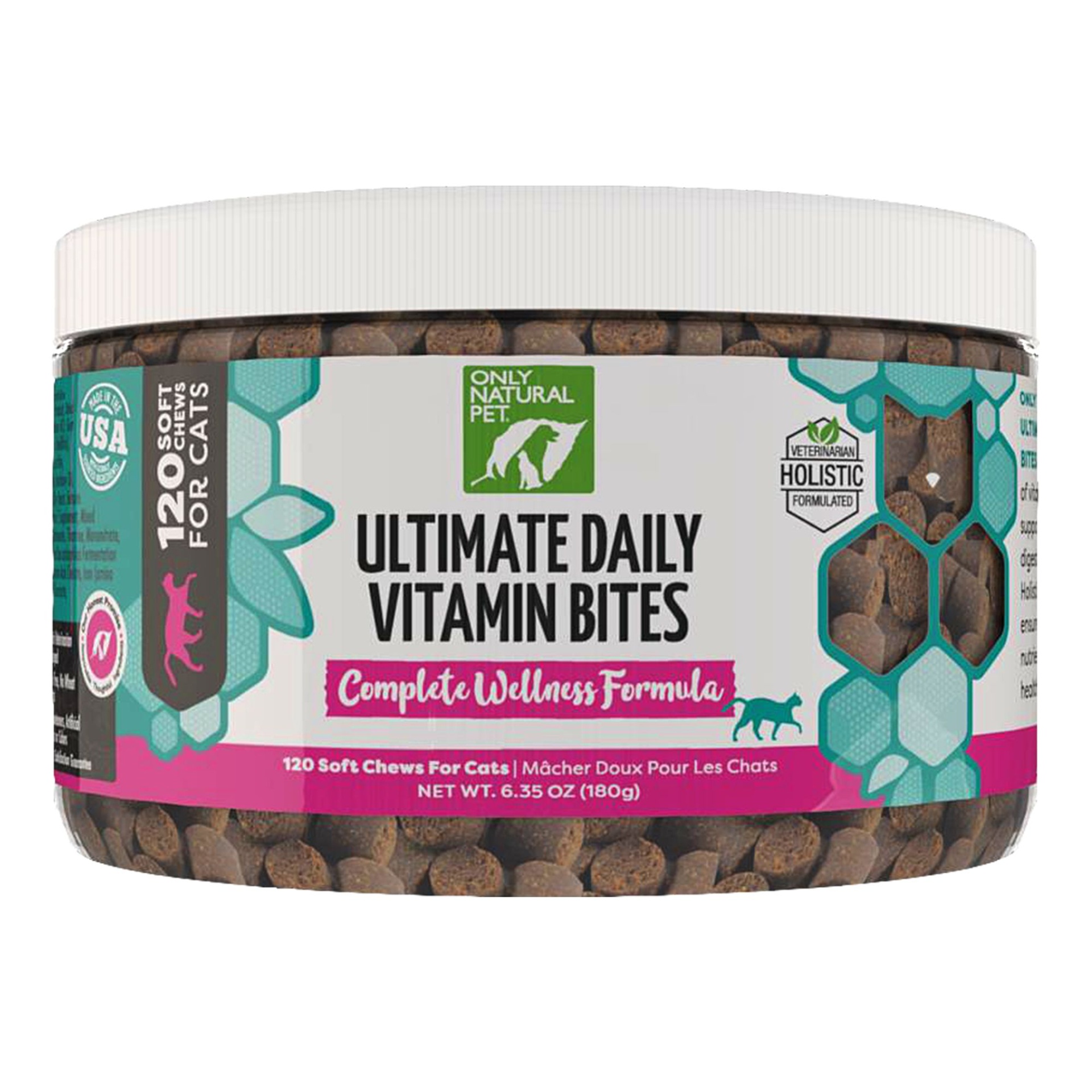 Only Natural Pet Ultimate Daily Vitamin Bite Soft Cat Chews 120 ct Shipt
