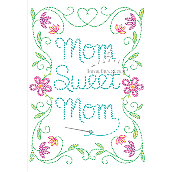 slide 1 of 1, Avanti Mather's Day Card, Cross Stitch, 1 ct