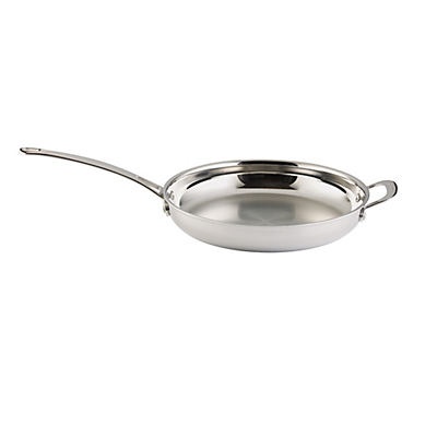 slide 1 of 1, H-E-B Cooking Connection Tri-Ply Stainless Steel Fry Pan with Handle, 1 ct