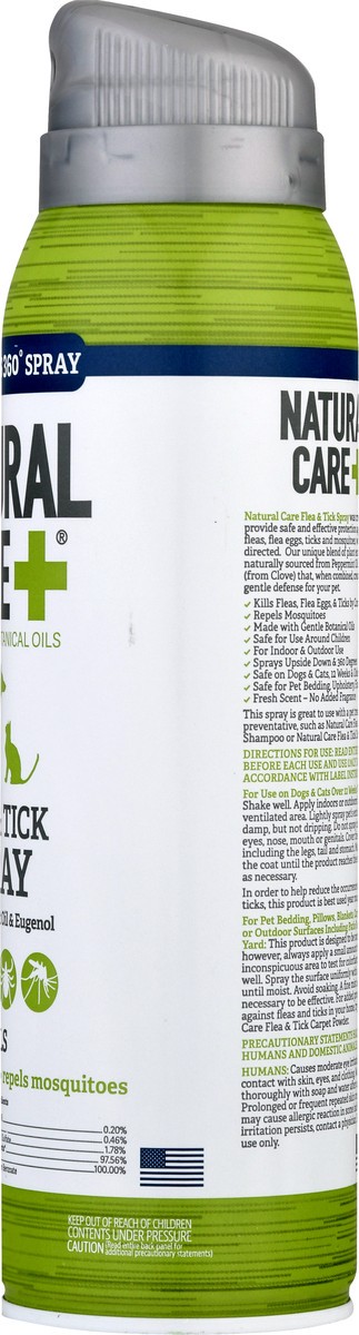 slide 10 of 12, Natural Care + NaturalCare Flea & Tick Aerosol Spray, 14 oz
