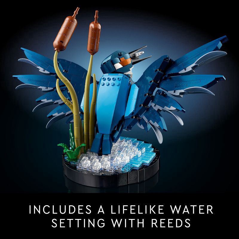 slide 6 of 6, LEGO Icons Kingfisher Bird Building Set for Build and Display 10331, 834 ct