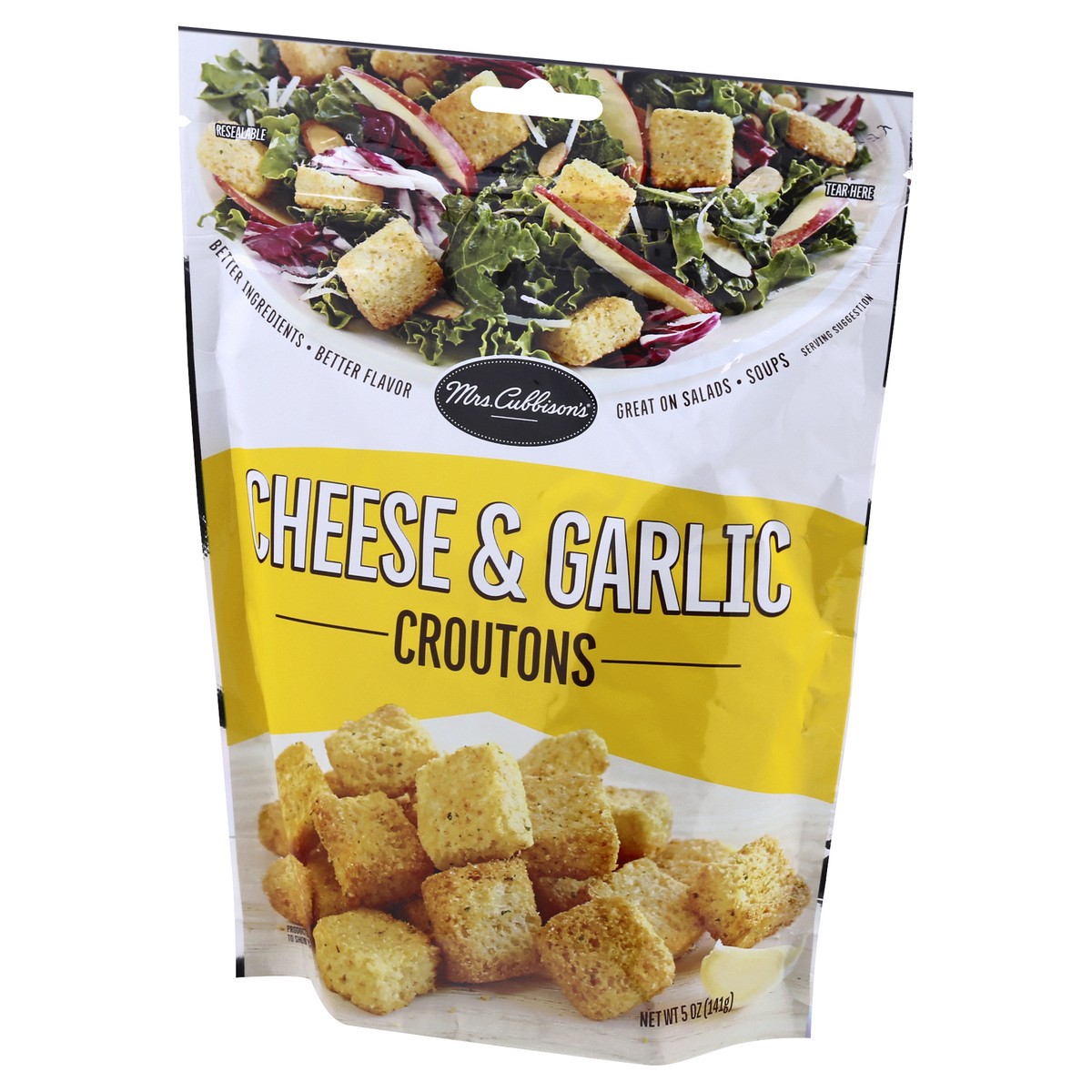 slide 3 of 11, Mrs. Cubbison's Cheese & Garlic Croutons, 5 oz