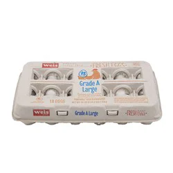 Weis Quality Grade A Large 18 Count Eggs