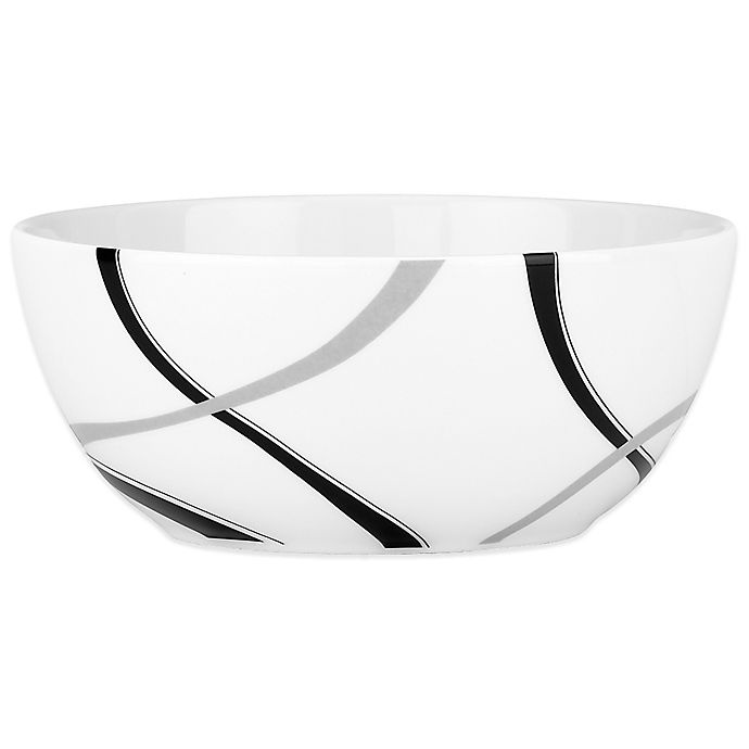 slide 1 of 1, Lenox Vibe Black & Grey All Purpose Bowl, 1 ct