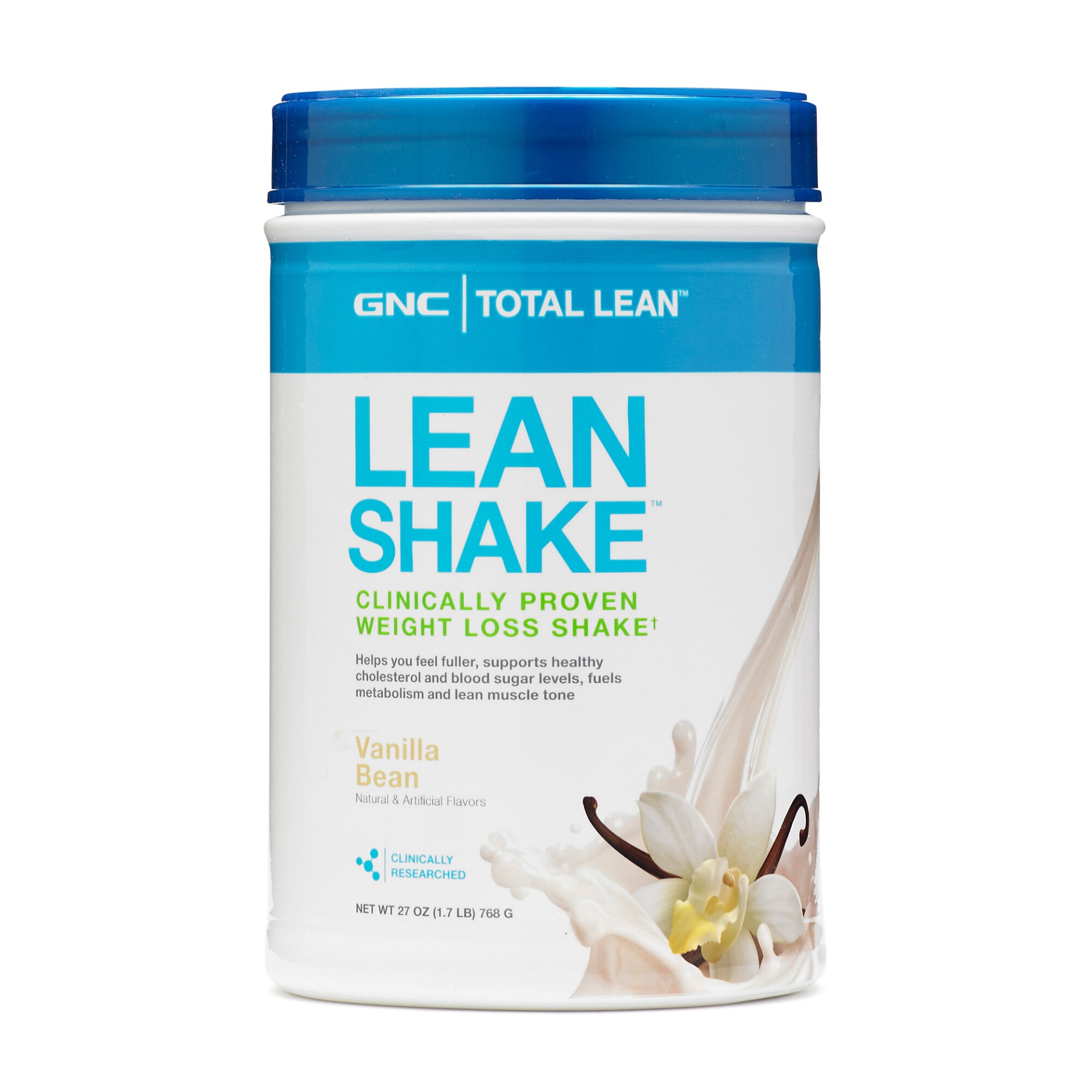 slide 1 of 1, GNC Total Lean Lean Shake - Vanilla Bean, 2 lb