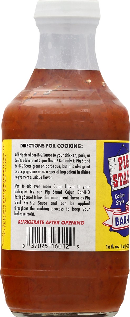 slide 10 of 12, Pig Stand Bbq Sauce, 16 oz