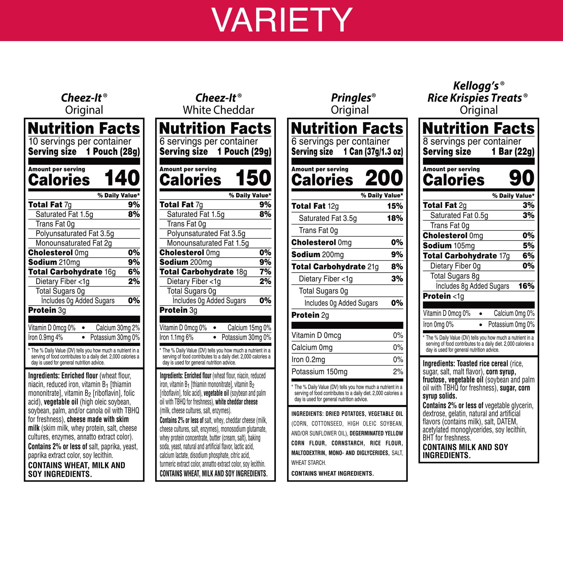 slide 5 of 5, Kellogg's Variety Pack Snacks, 30.10 oz