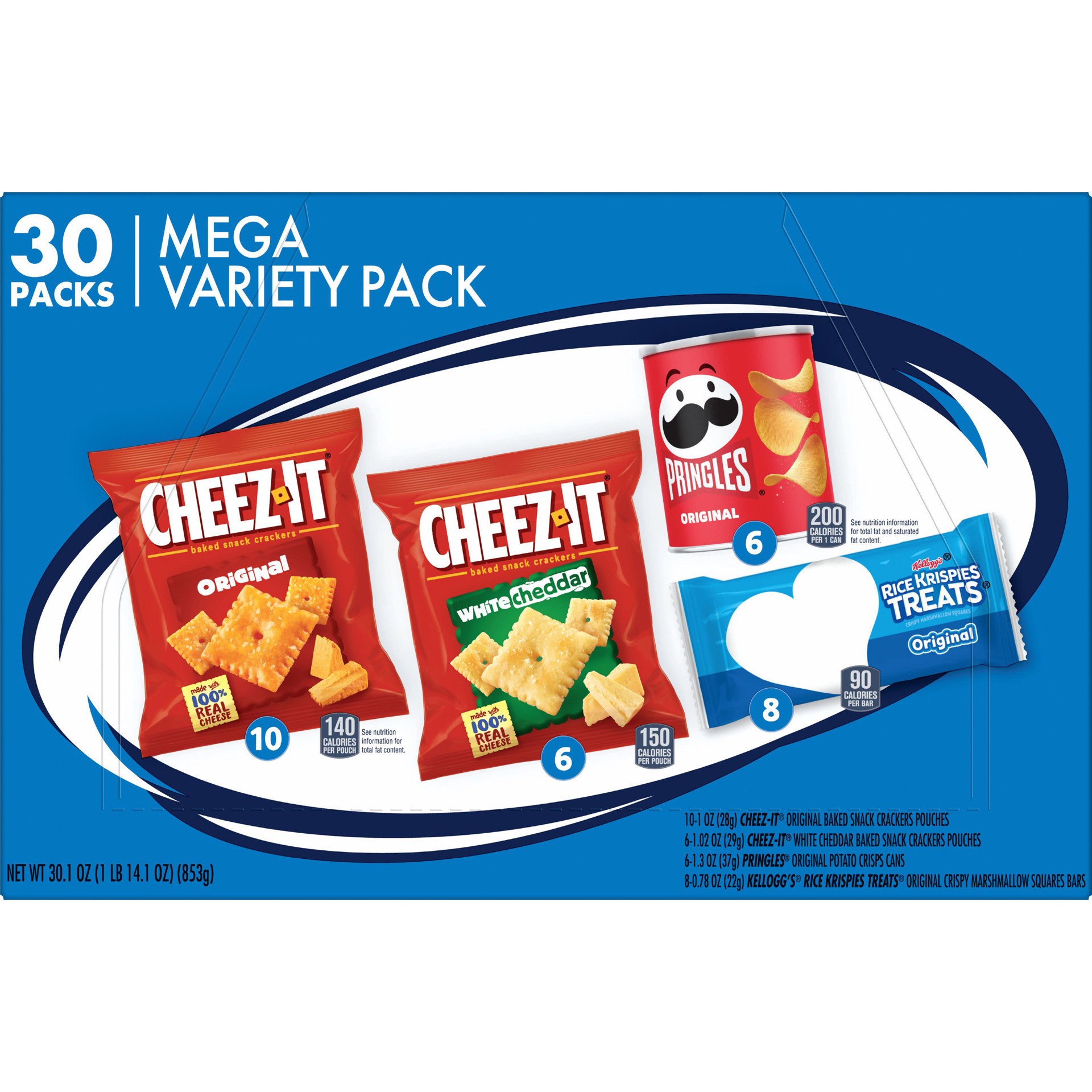 slide 3 of 5, Kellogg's Variety Pack Snacks, 30.10 oz