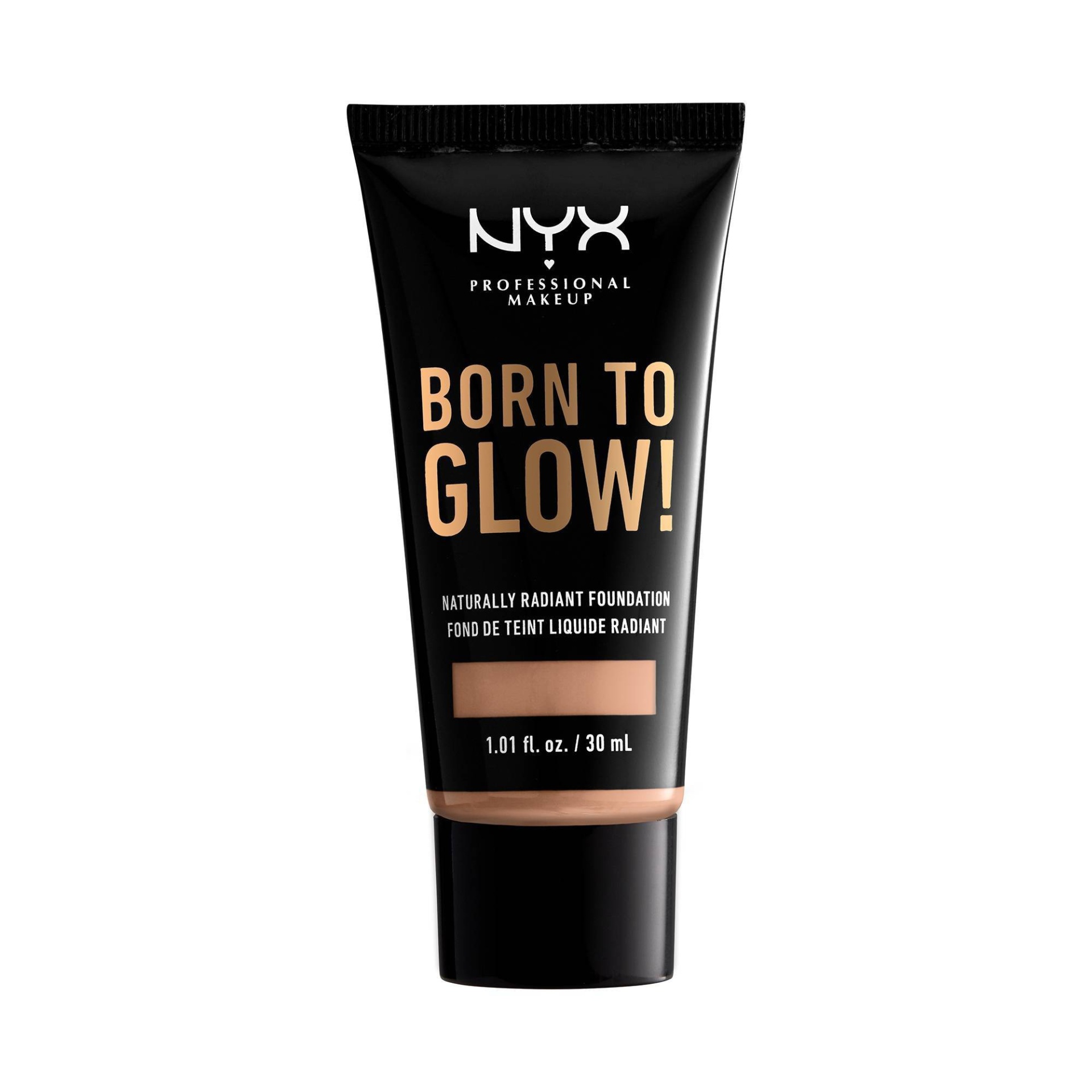 slide 1 of 1, NYX Professional Makeup Born To Glow Radiant Foundation Soft Beige, 1 ct