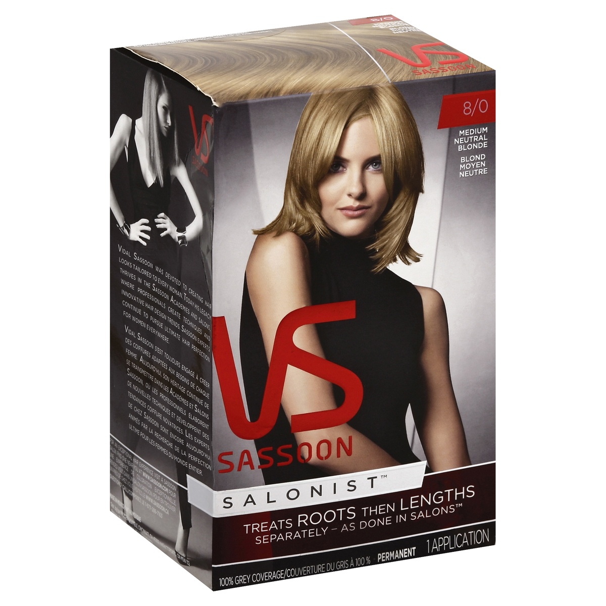 slide 1 of 1, Vidal Sassoon Permanent Hair Color, 1 ct