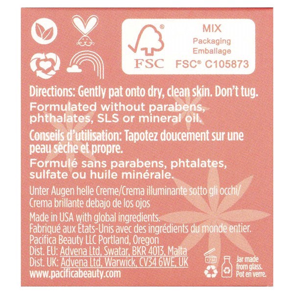 slide 3 of 5, Pacifica Glow Baby Eye Bright Cream, 0.5 oz