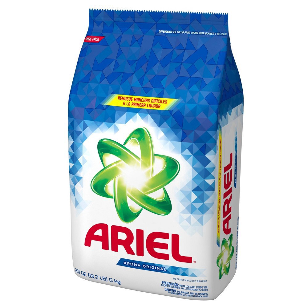 slide 2 of 9, Ariel Powder Laundry Detergent Origscent(132Loads)6Kg/13.2Lb, 211 oz