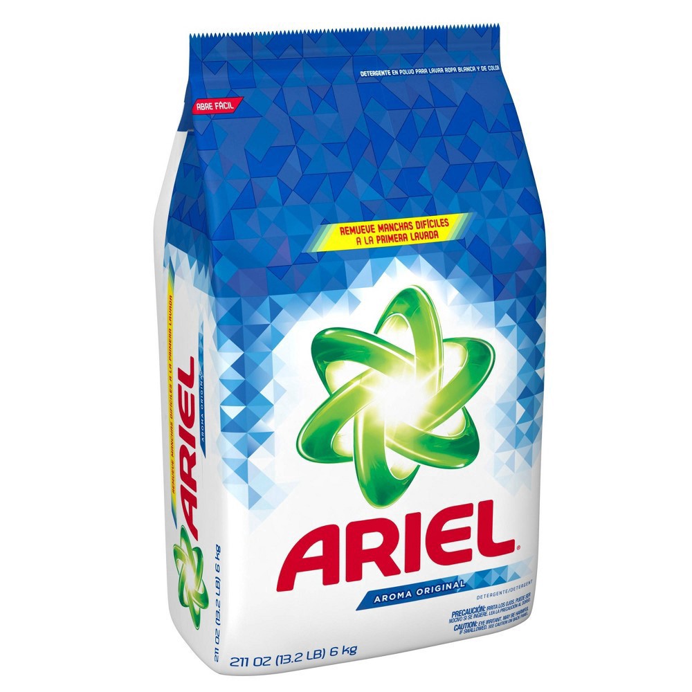 slide 9 of 9, Ariel Powder Laundry Detergent Origscent(132Loads)6Kg/13.2Lb, 211 oz