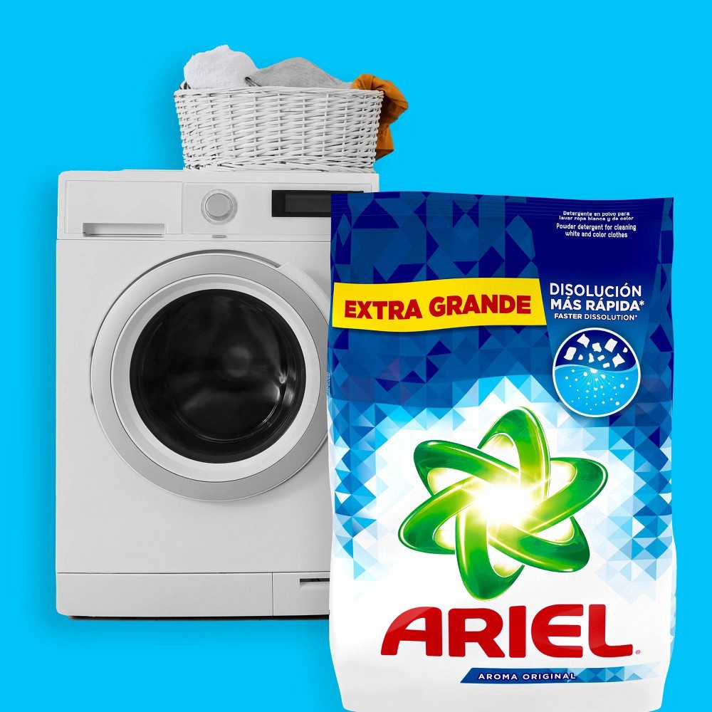 slide 5 of 9, Ariel Powder Laundry Detergent Origscent(132Loads)6Kg/13.2Lb, 211 oz