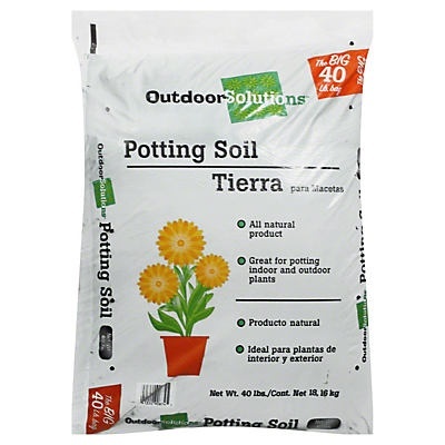 slide 1 of 1, Outdoor Solutions Potting Soil, 40 lb