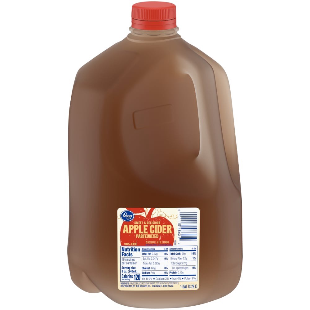 slide 1 of 4, Kroger Sweet & Delicious Apple Cider, 1 gal