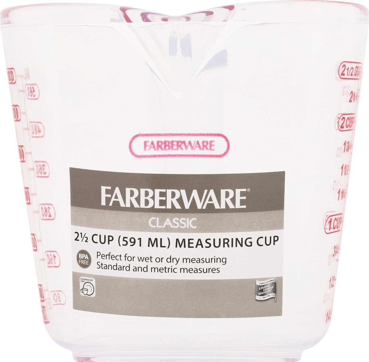 slide 9 of 9, Faberware Classic 2-1/2 Cup Measuring Cup 1 ea, 1 ct