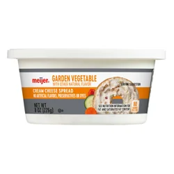 Meijer Garden Vegetable Cream Cheese Spread