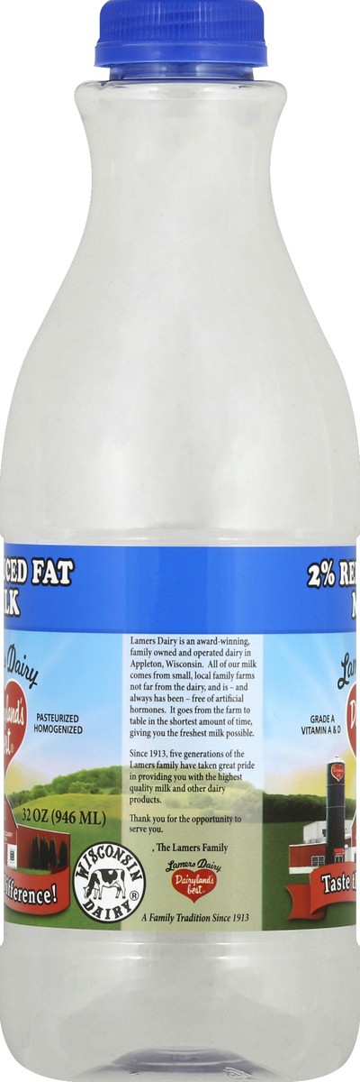 slide 3 of 6, Dairylands Best Milk, Reduced Fat, 2% - 32 oz, 32 oz