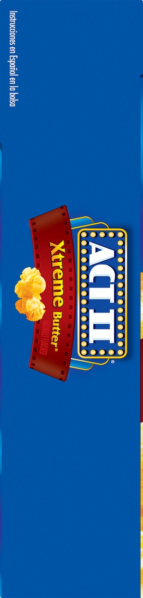slide 7 of 9, ACT II Xtreme Butter Microwave Popcorn, 6-Count 2.75-oz. Bags, 6 ct