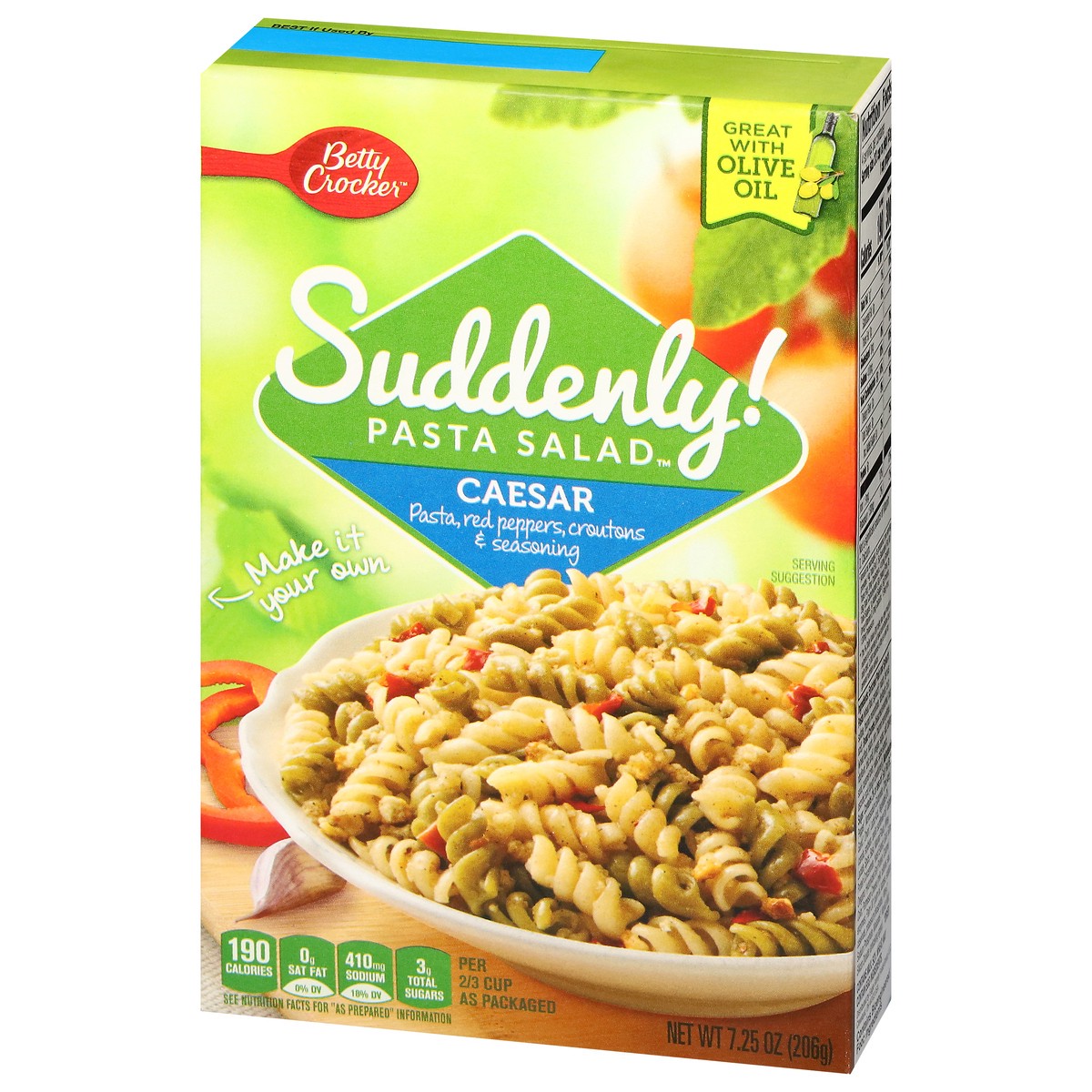 slide 8 of 13, Betty Crocker Suddenly! Caesar Pasta Salad - 7.25 oz, 7.25 oz