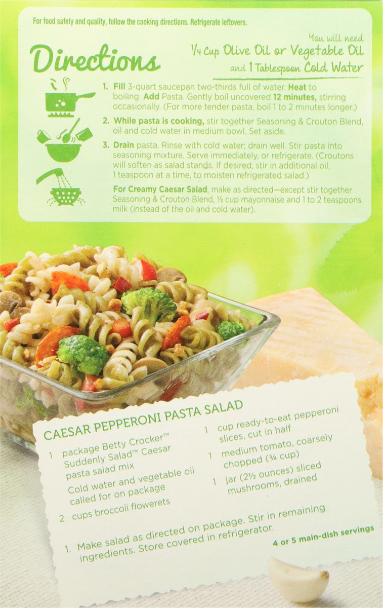 slide 13 of 13, Betty Crocker Suddenly! Caesar Pasta Salad - 7.25 oz, 7.25 oz