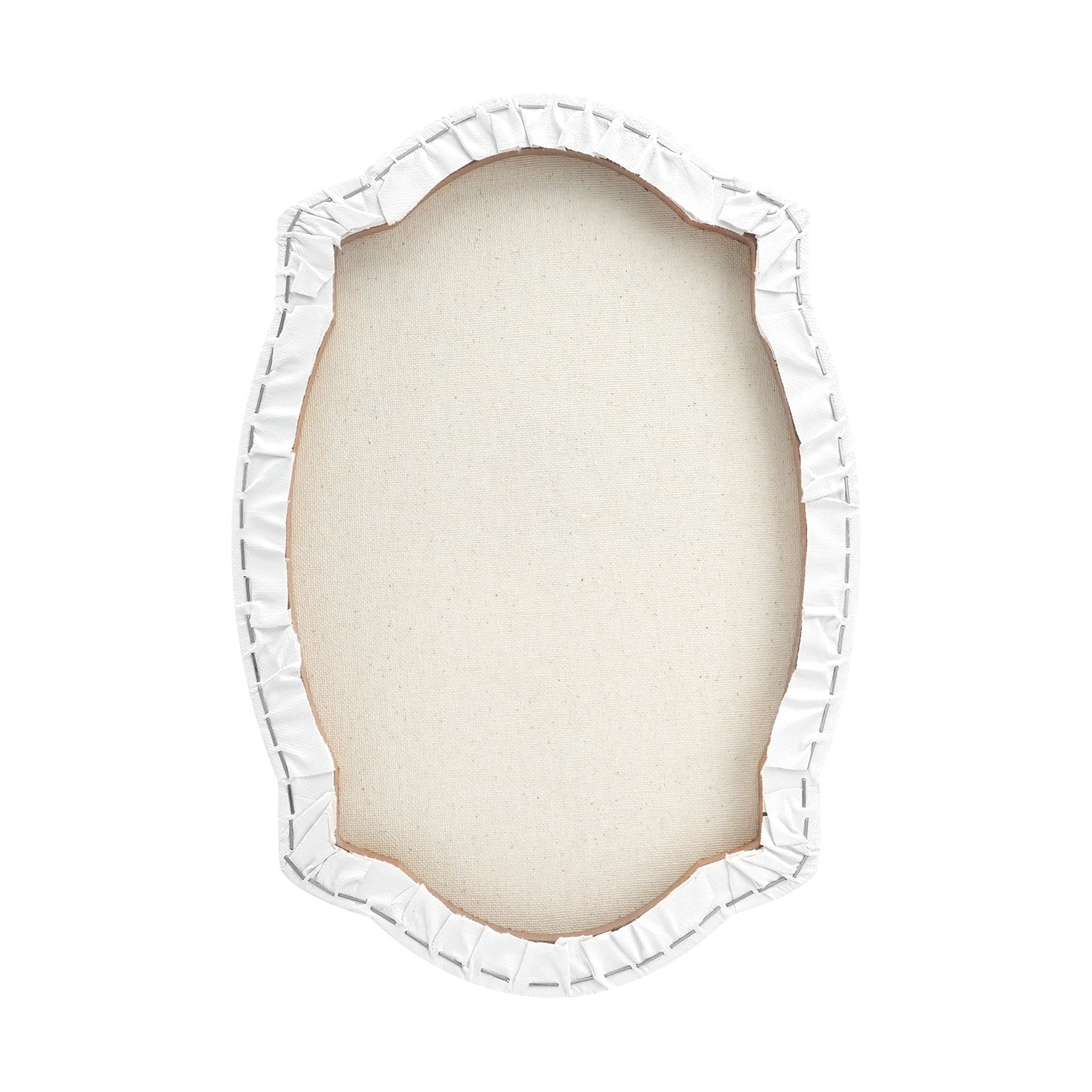 slide 2 of 5, 9" X 13" Antique Oval Cotton Duck Canvas By Craft Smart, 9 in x 13 in