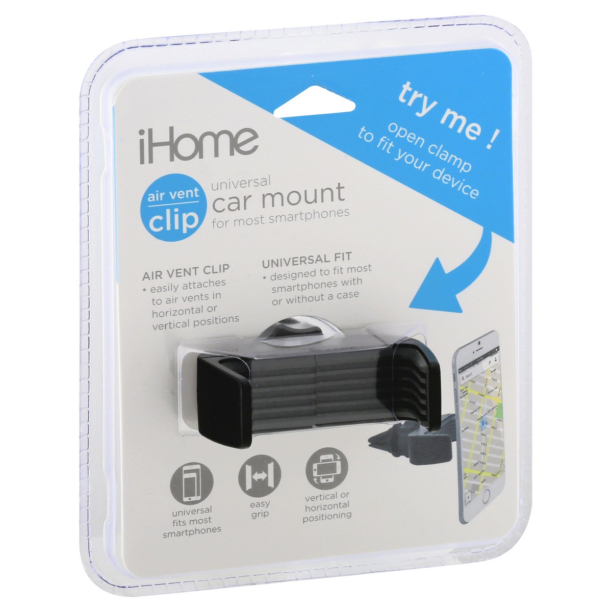 slide 7 of 10, iHome Air Vent Clip Car Mount 1 ea, 1 ct