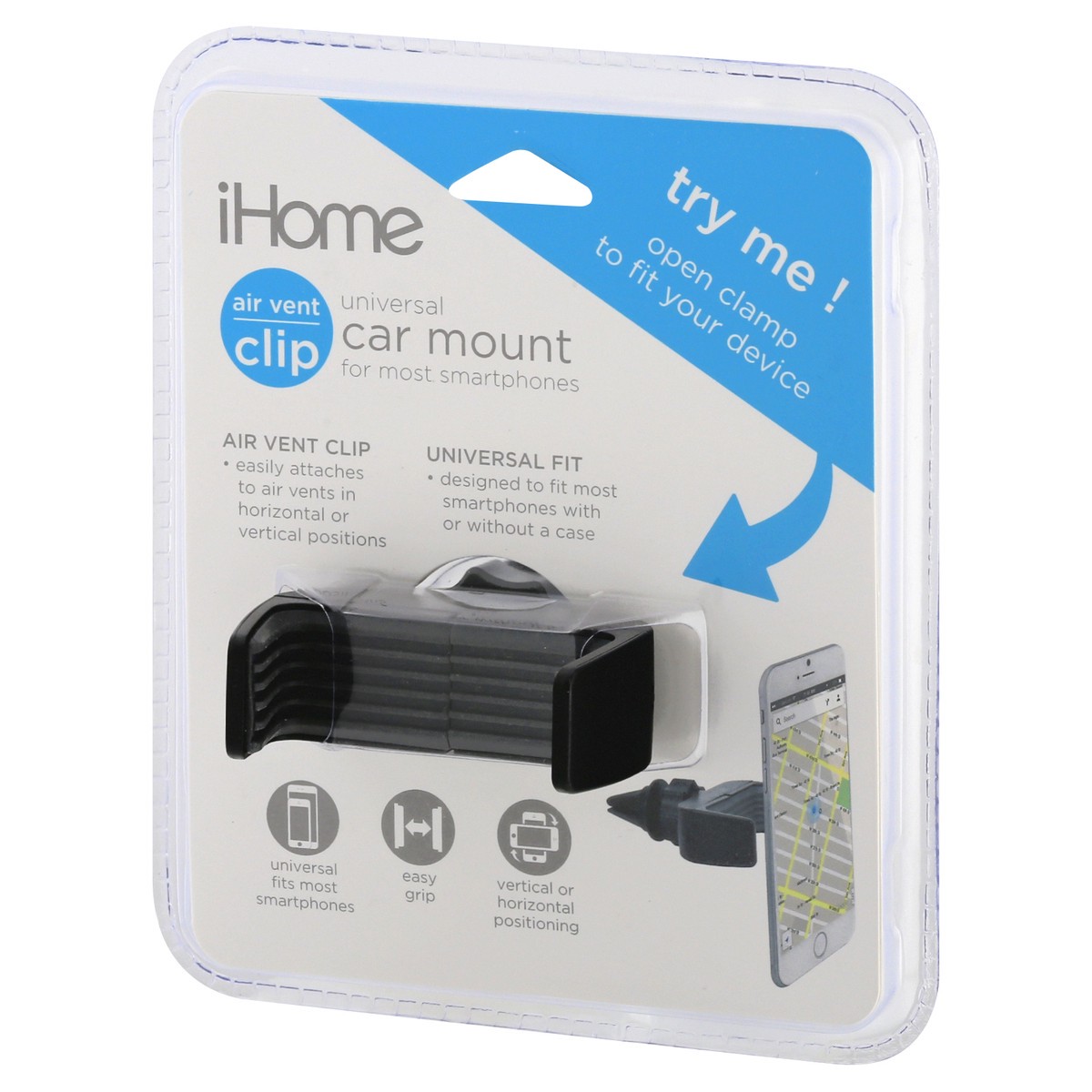 slide 9 of 10, iHome Air Vent Clip Car Mount 1 ea, 1 ct