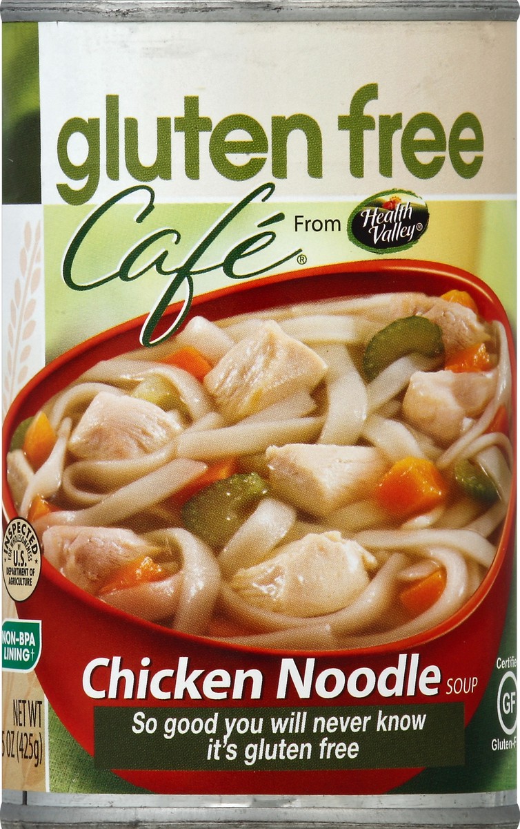 slide 5 of 6, Gluten Free Cafe Chicken Noodle Soup, 15 oz