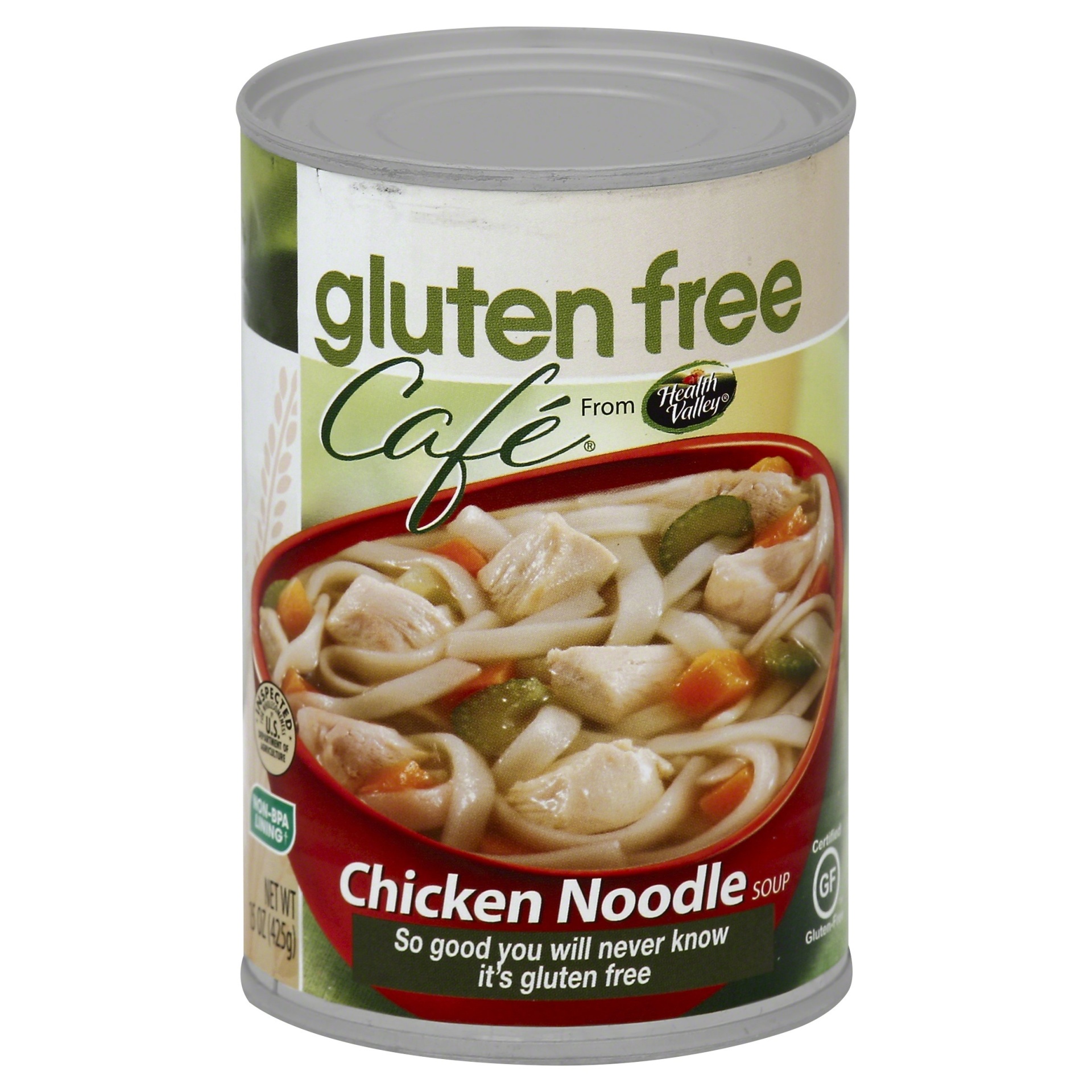 slide 1 of 6, Gluten Free Cafe Chicken Noodle Soup, 15 oz