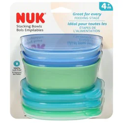 Nuk 4+ M Stacking Bowls 1 ea